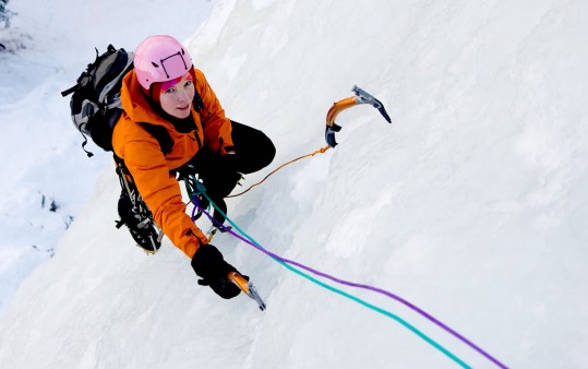 Eisklettern am Johanneswasserfall