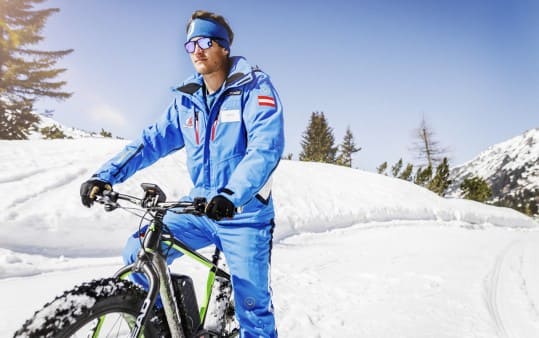 Fatbiking bei traumhafter Aussicht in Obertauern, Salzburger Land