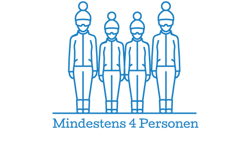 Mindestens 4 Personen