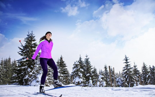 Biathlon competition in Obertauern