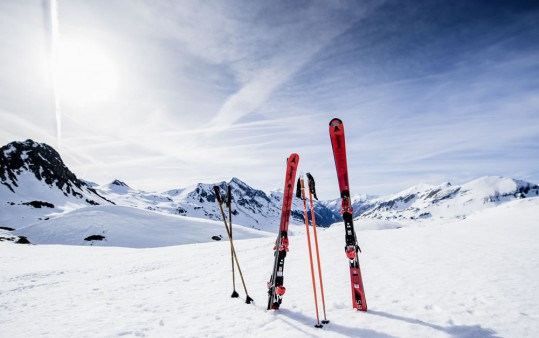 Skiing course in Obertauern, Salzburg province