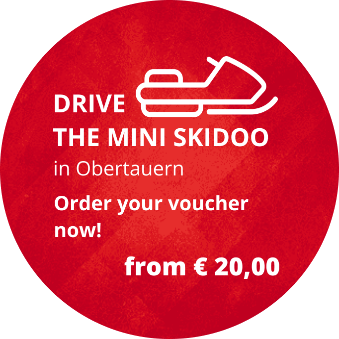 Skidoo driving for kids in Obertauern